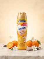 SOUPLINE – Perles de Fraîcheur Mandarine & Vanille (Format Familial)